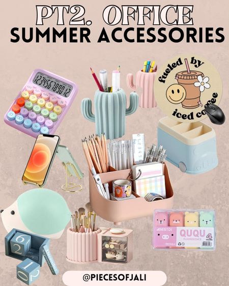 Office accessories for your desk this summer 

#LTKSaleAlert #LTKGiftGuide #LTKSeasonal