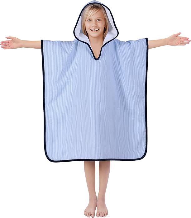 Hooded Towels for Kids, Bath Towel Swim Cover Up for Ages 3-10 Girls Boys Pool Towels Soft Thick ... | Amazon (US)