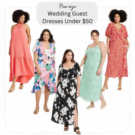 I have some daytime weddings coming up this summer so I’ve been looking for some budget wedding guest dresses for plus-sizes. I’ve narrowed it down to these five looks that all happen to be under $50!

#LTKxTarget #LTKfindsunder50 #LTKplussize
