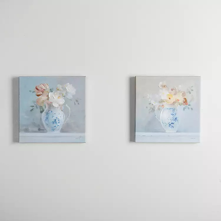 Heirloom Bouquet Canvas Art Prints, Set of 2 | Kirkland's Home