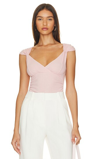 X Intimately Fp Another Love Bodysuit in Silver Pink | Revolve Clothing (Global)