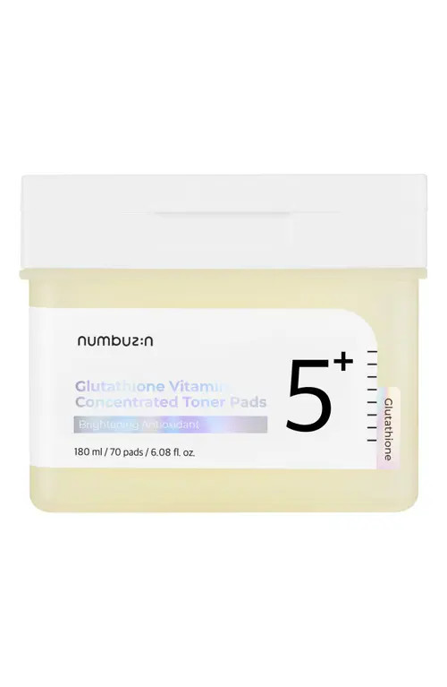 Numbuzin No.5 Glutathione Vitamin C Concentrated Toner Pads at Nordstrom | Nordstrom