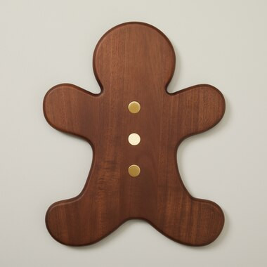GINGERBREAD WOOD SERVING BOARD | Indigo (CA)
