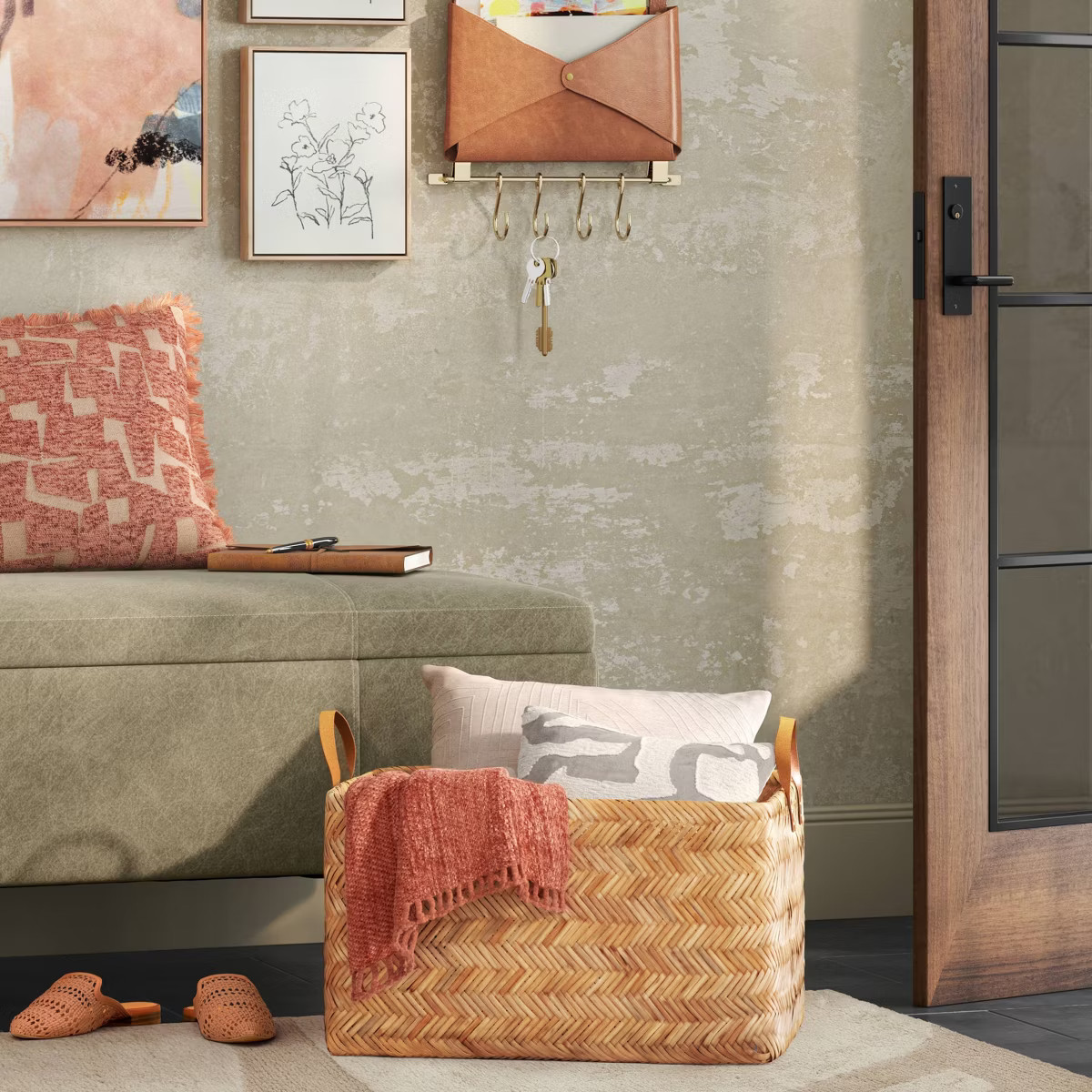 Herringbone Weave Cube Basket - Threshold™ | Target