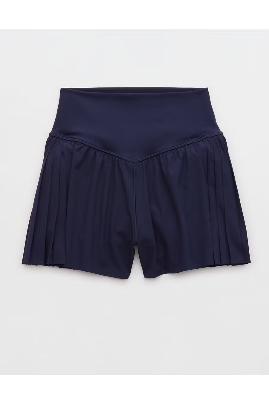OFFLINE By Aerie Real Me Pleated Flowy Short Women's Royal Navy M | Aerie