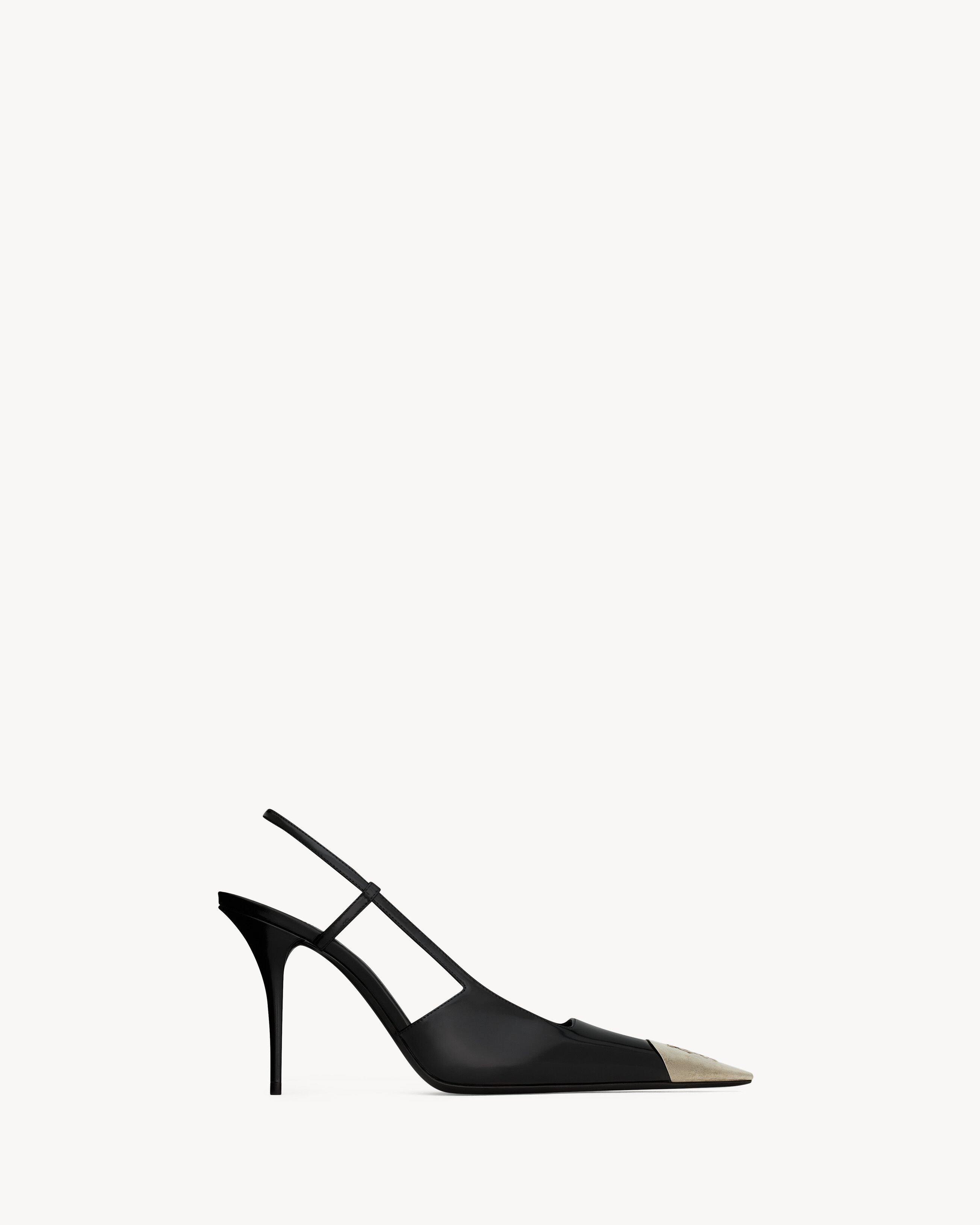 JEANNE slingback pumps in glazed leather | Saint Laurent | YSL US | Saint Laurent Inc. (Global)