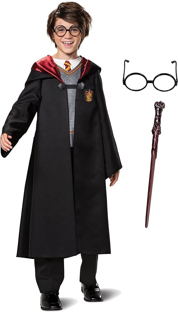 Harry Potter Costume Combo, Official Wizarding World Harry Potter Hooded Robe | Amazon (US)
