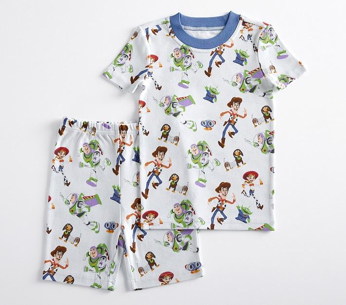 Disney and Pixar <em>Toy Story</em> Organic Short Sleeve Pajama Set | Pottery Barn Kids