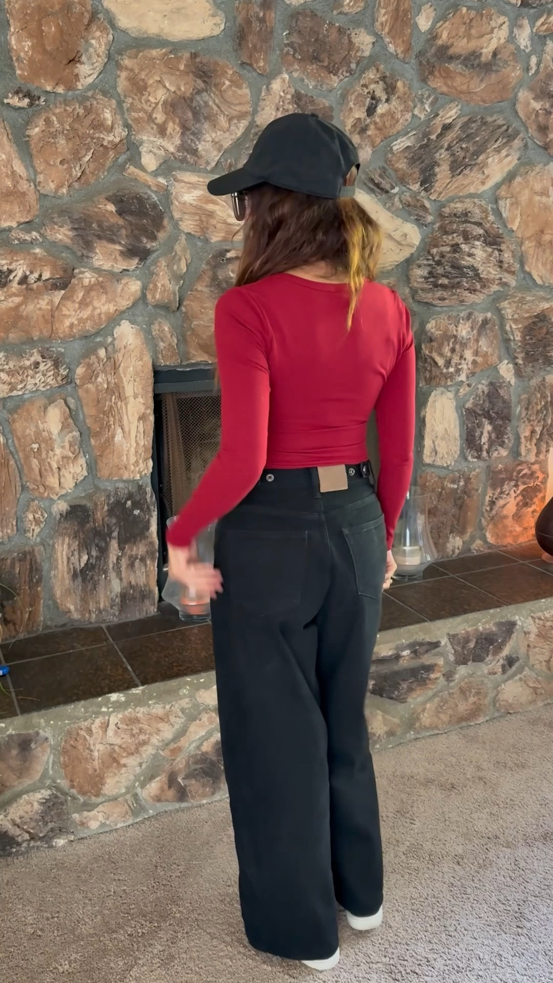 Red + black will NEVER fail you ❤️🖤
This fitted red long sleeve top paired with high-waisted black jeans creates the most flattering, timeless silhouette. I styled it with a black baseball cap, oversized sunglasses, and a textured shoulder bag for that effortless everyday chic vibe.
Perfect for coffee runs, casual date night, errands, or a polished mom-on-the-go look. Simple staples = elevated outfit every time.


red long sleeve top, fitted red shirt women, high waisted black jeans, black straight leg jeans, casual chic outfit women, everyday outfit idea, fall outfit inspiration, winter outfit inspiration, red and black outfit women, baseball cap outfit women, oversized sunglasses style, minimalist outfit aesthetic, neutral street style, mom life outfit idea, classic wardrobe staples women, effortless style outfit, size 0 outfit inspiration, polished casual look, coffee run outfit idea, date night casual outfit

#LTKgrwm #LTKOver40 #LTKootd