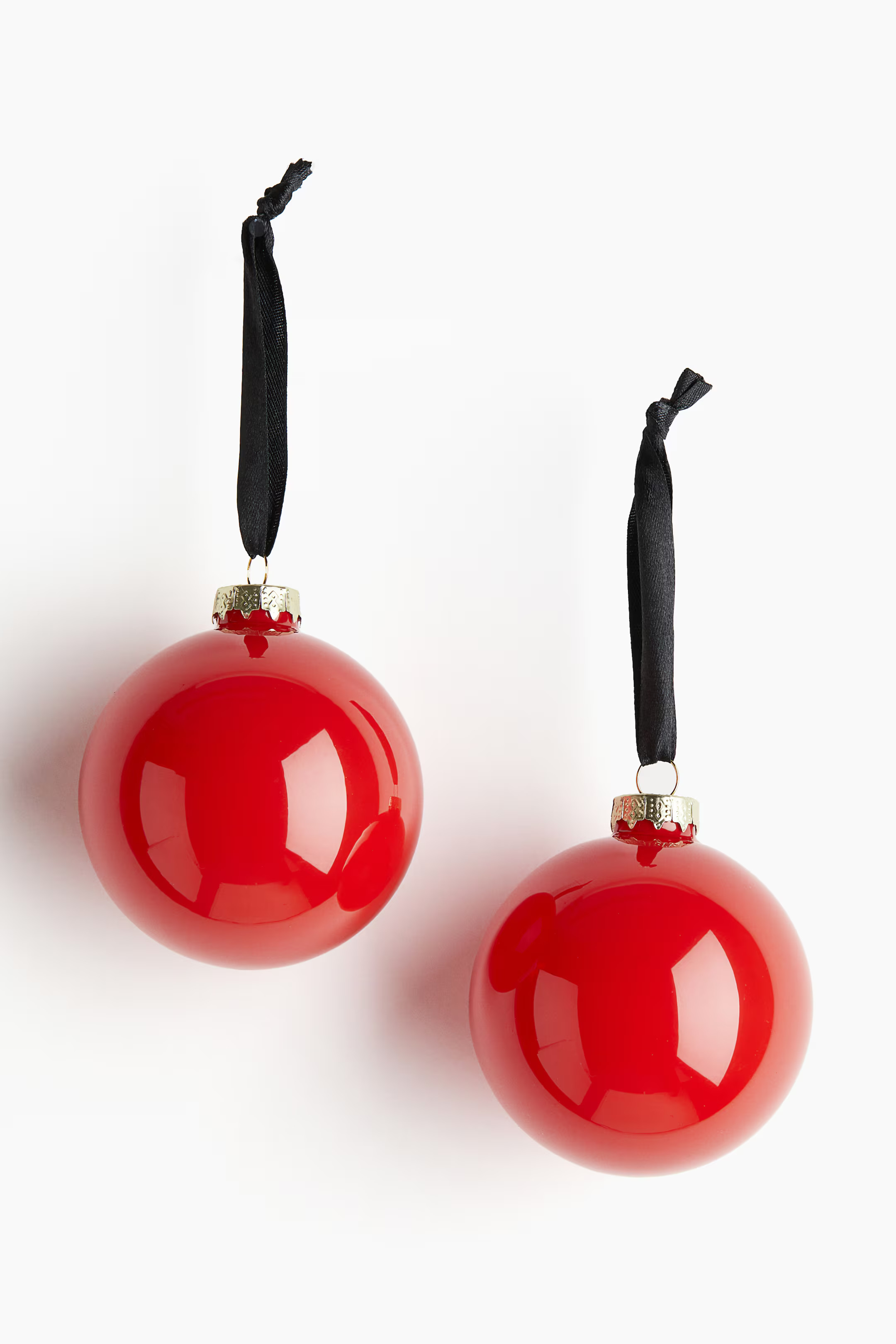 2-pack Glass Ornaments | H&M (US + CA)