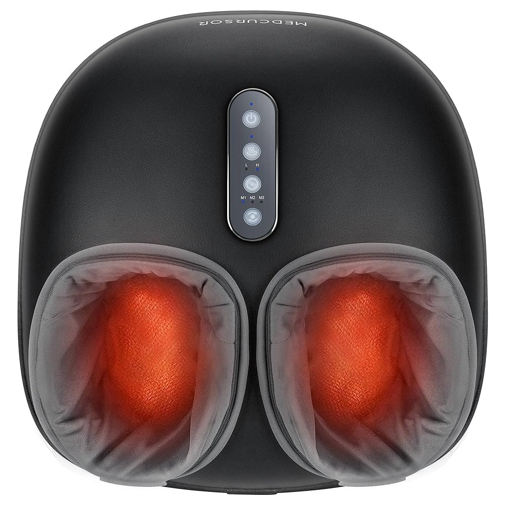 Medcursor Foot Massager Machine with Heat, Feet Massage Delivers Relief for Tired Muscles & Plant... | Amazon (US)