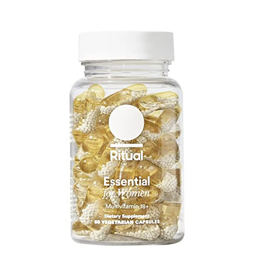 Ritual Multivitamin for Women 18+ with Vitamin D3 for Immune Support*, Vegan Omega 3 DHA, B12, Iron, Gluten Free, Non GMO, USP Verified, 30 Day Supply, 60 Capsules | Amazon (US)