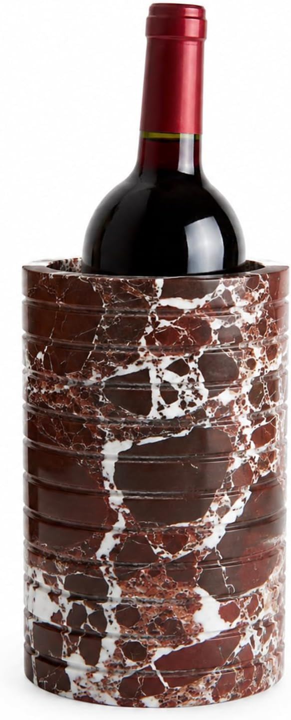 Purple Marble Wine Chiller for 750ml Wine & Champagne Bottles | Red Stone Wine Bottle Cooler Hold... | Amazon (US)