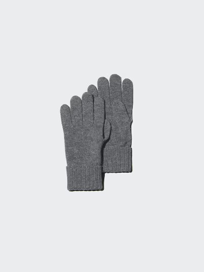 100% Cashmere Knit Gloves | UNIQLO (UK)