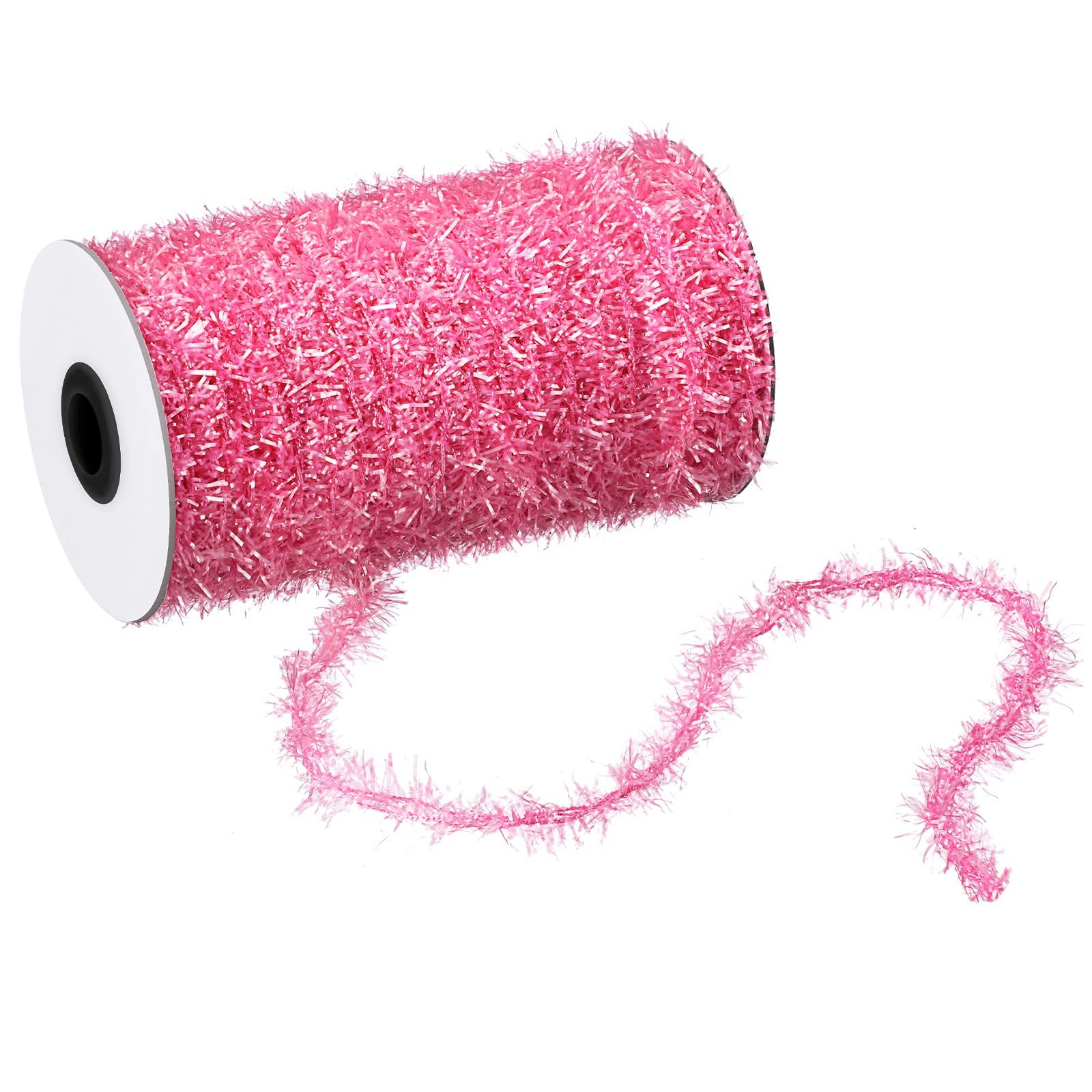 50 Yards Christmas Tinsel Garland Thin Glitter Metallic Holiday Twist Tinsel Garland Decoration f... | Amazon (US)