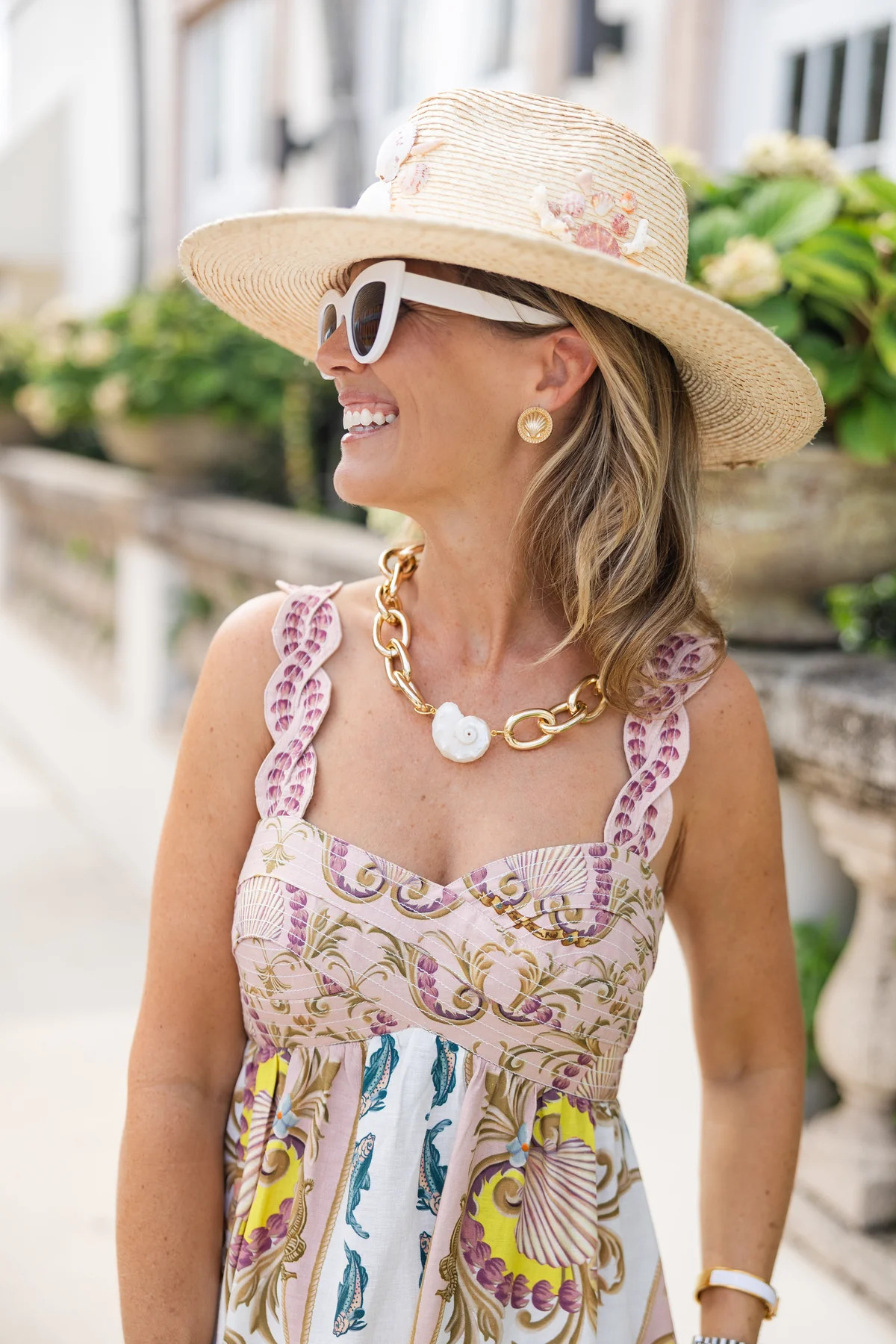 Elin Shell Studs | Neely Phelan