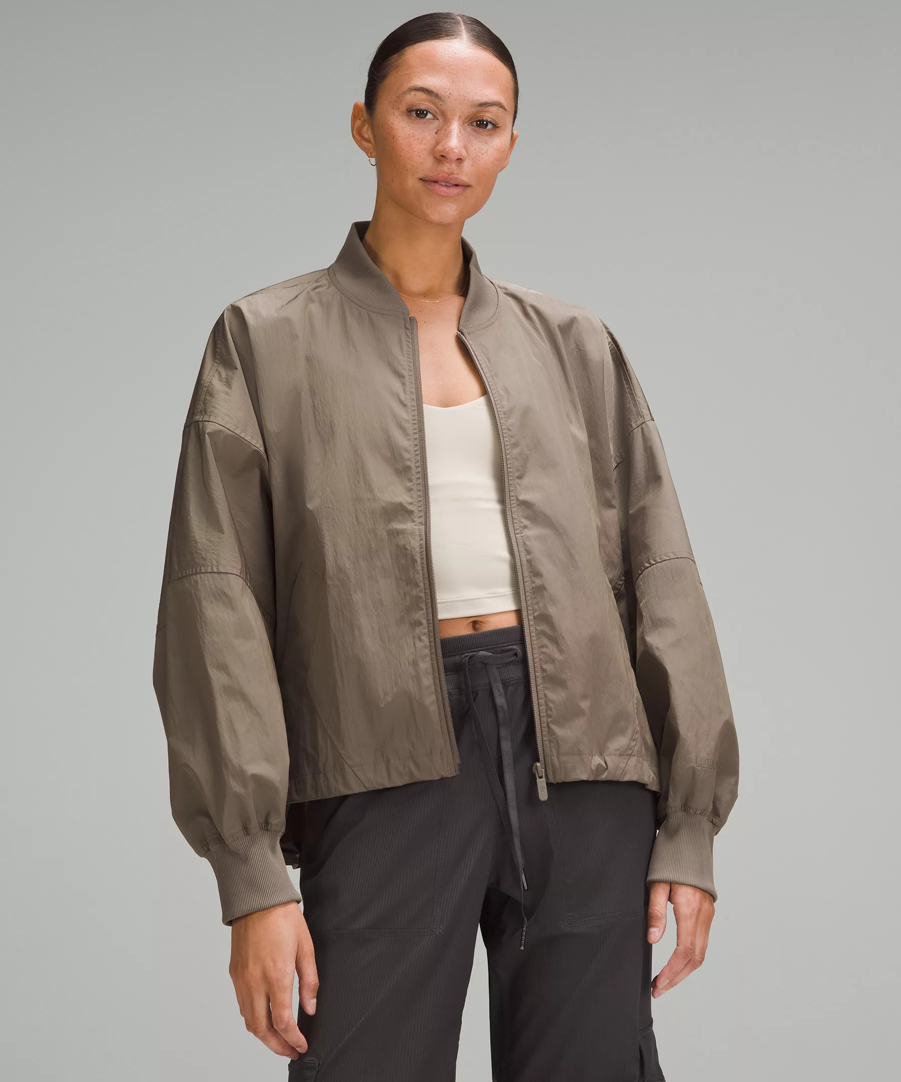Lightweight Hem-Cinch Bomber Jacket | Lululemon (US)