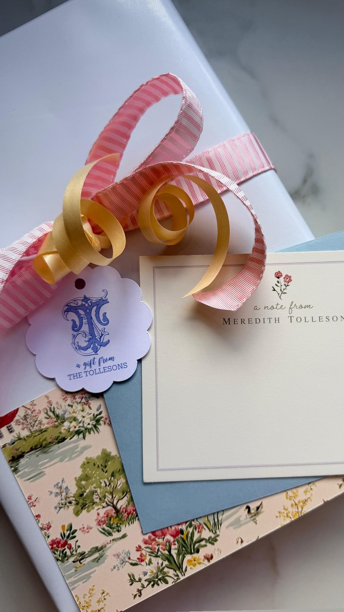 Love these monogram gift tags for a personalized touch! And this elegant customizable stationary too. 

#personalizedgifts #amazonfinds 

 #LTKdayinmylife #LTKmomlife #LTKSeasonal