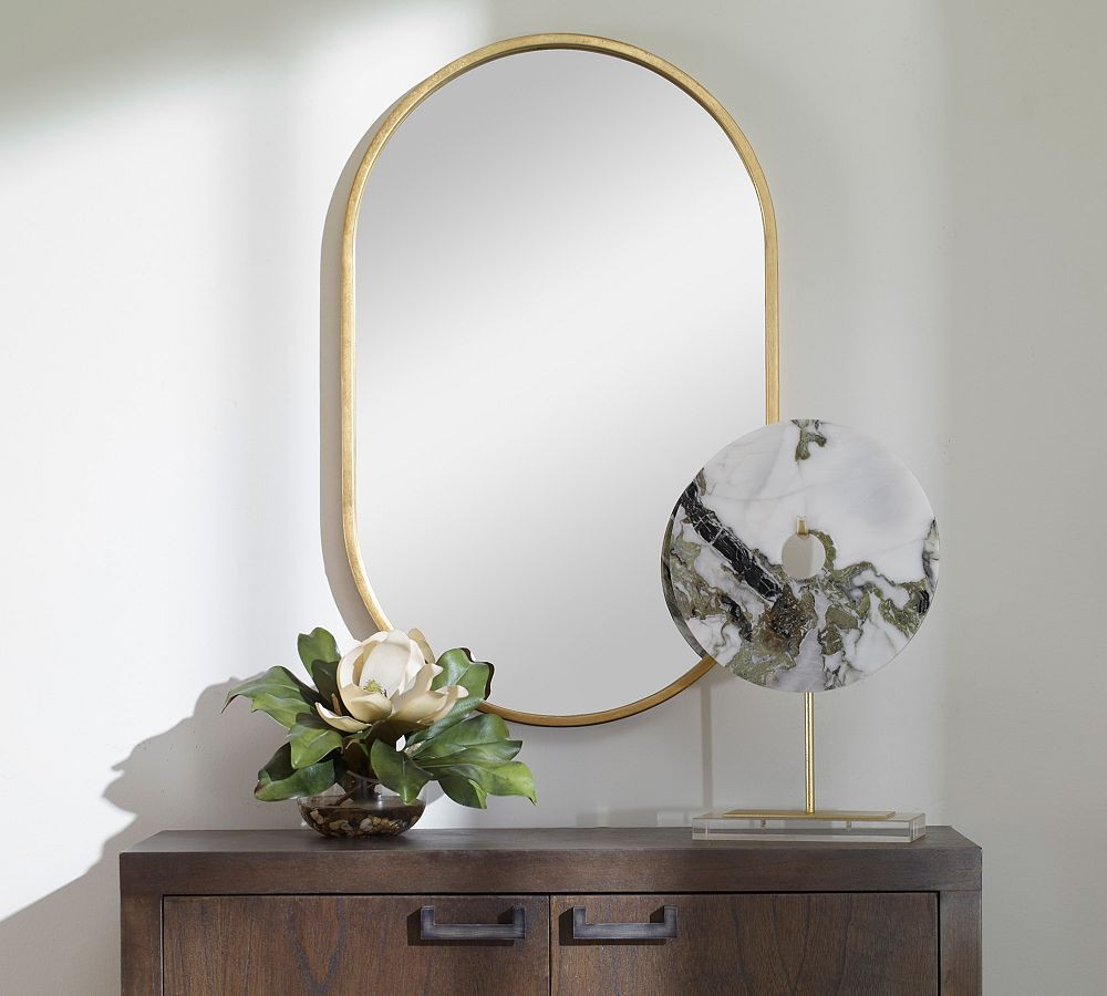 Lylian Oval Wall Mirror | Pottery Barn (US)
