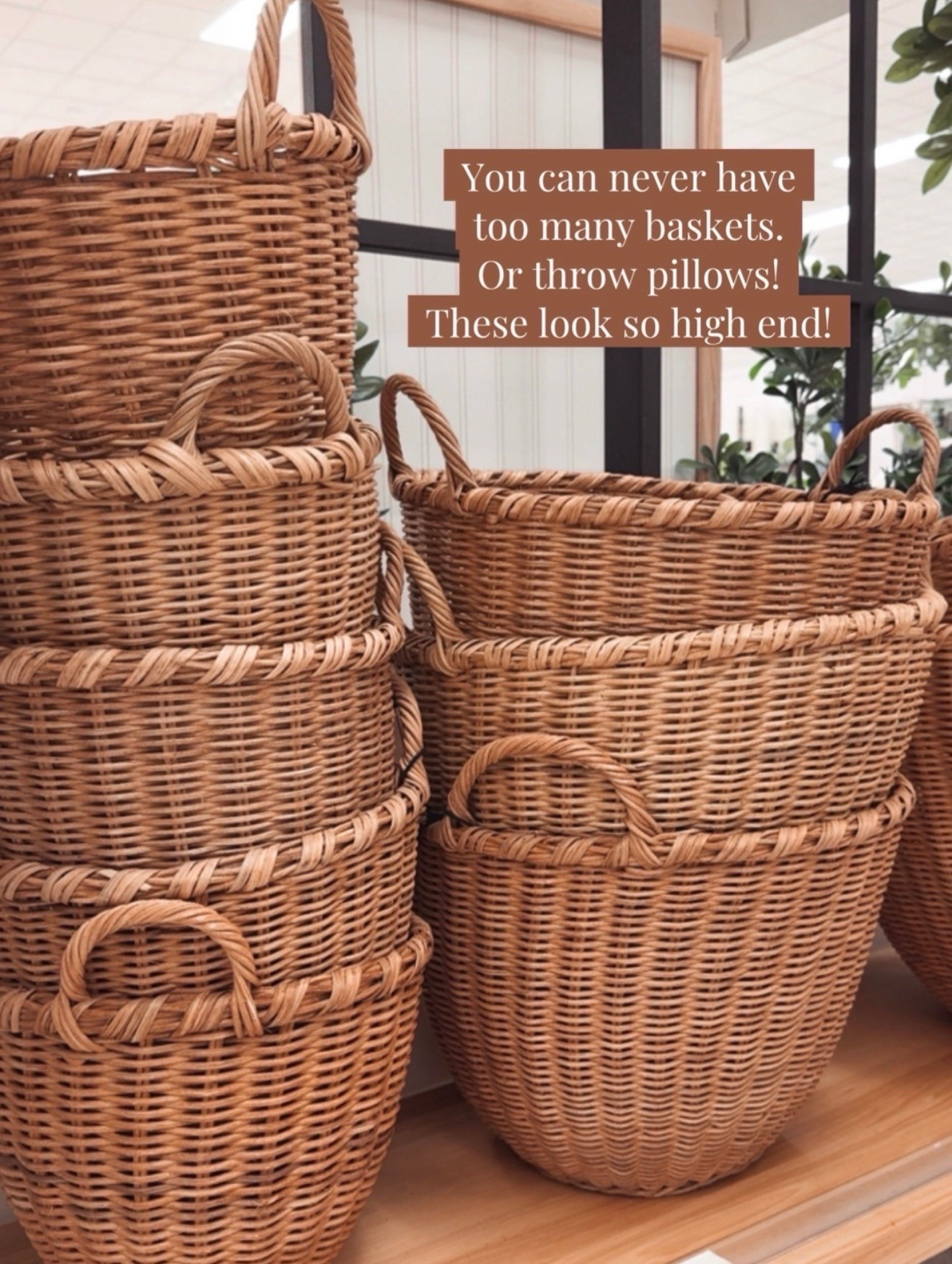 You can never have enough baskets! Love that they have 3 different sizes and the quality is impressive.

#LTKHome #LTKOver40 #LTKSeasonal