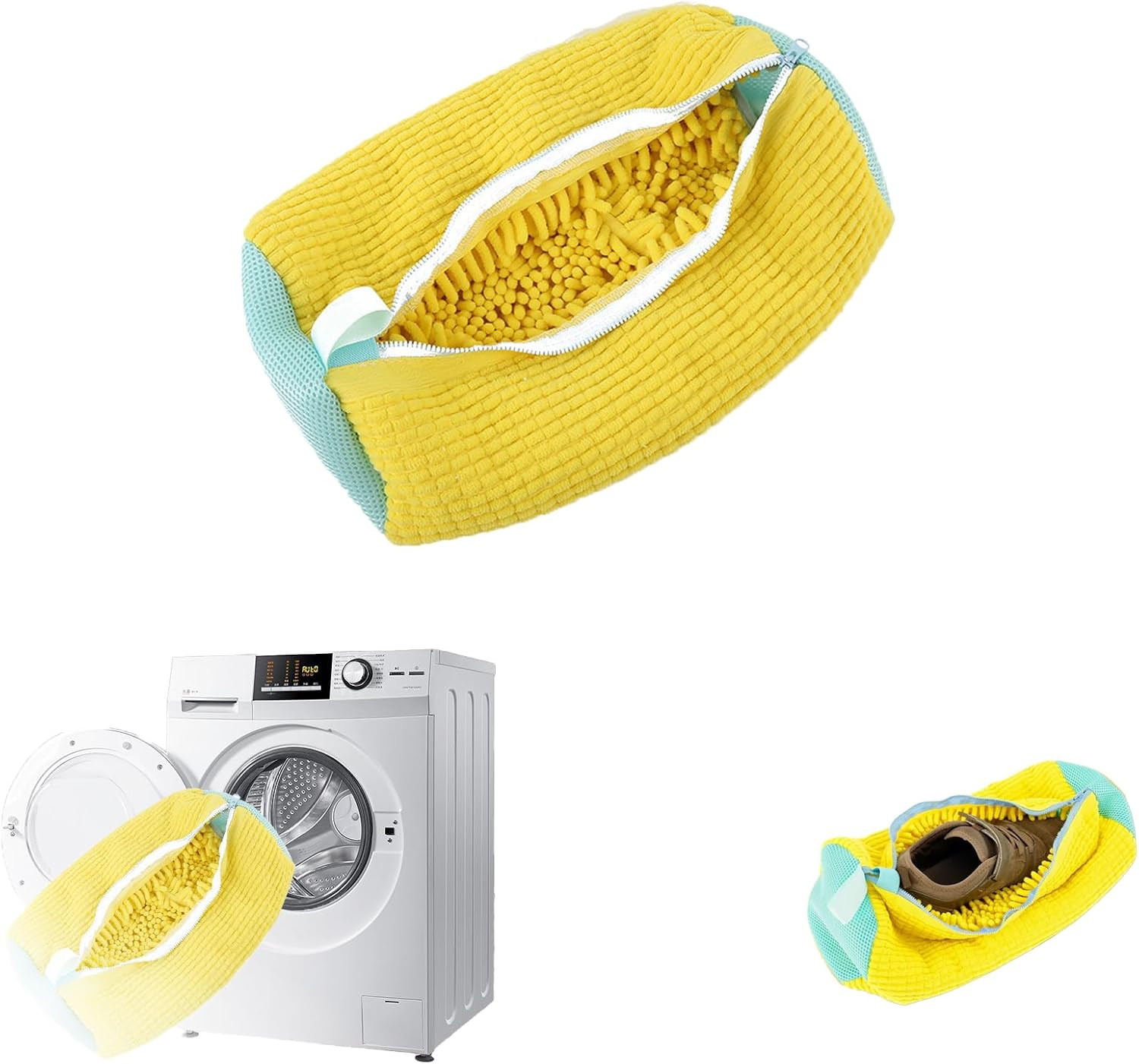 Shoe Washing Bag for Washing Machine, Laundry Shoe Bag For Washer And Dryer, Reusable Shoe Washin... | Amazon (US)