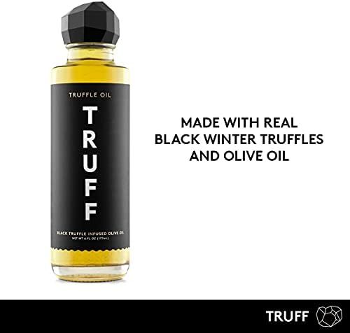 TRUFF Oil - Black Truffle Infused Olive Oil - Gourmet Dressing, Seasoning, Marinade, or Drizzle, Non | Amazon (US)