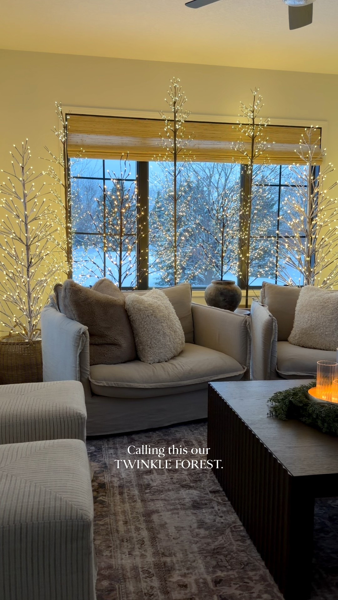 Shop my favorite twinkle trees and entire sunroom here. We call this our twinkle forest and I'll enjoy the glow all winter long! 

twinkle tree forest
sunroom christmas decor
christmas tree forest
neutral christmas decor
warm white christmas lights
holiday sunroom decor
cozy christmas home
christmas home styling
modern christmas decor
minimal christmas trees
scandinavian christmas decor
elevated holiday styling
neutral holiday home
christmas decorating ideas
home for the holidays
christmas lights indoors
ltkit christmas decor finds

#christmasdecor #christmasinspo #twinkletrees #treeforest #sunroomdecor #neutralchristmas #holidayhome #cozychristmas #christmashome #modernchristmas #scandichristmas #ltkhome #ltkholiday #ltkit

#LTKstorytime #LTKSaleAlert #LTKHome