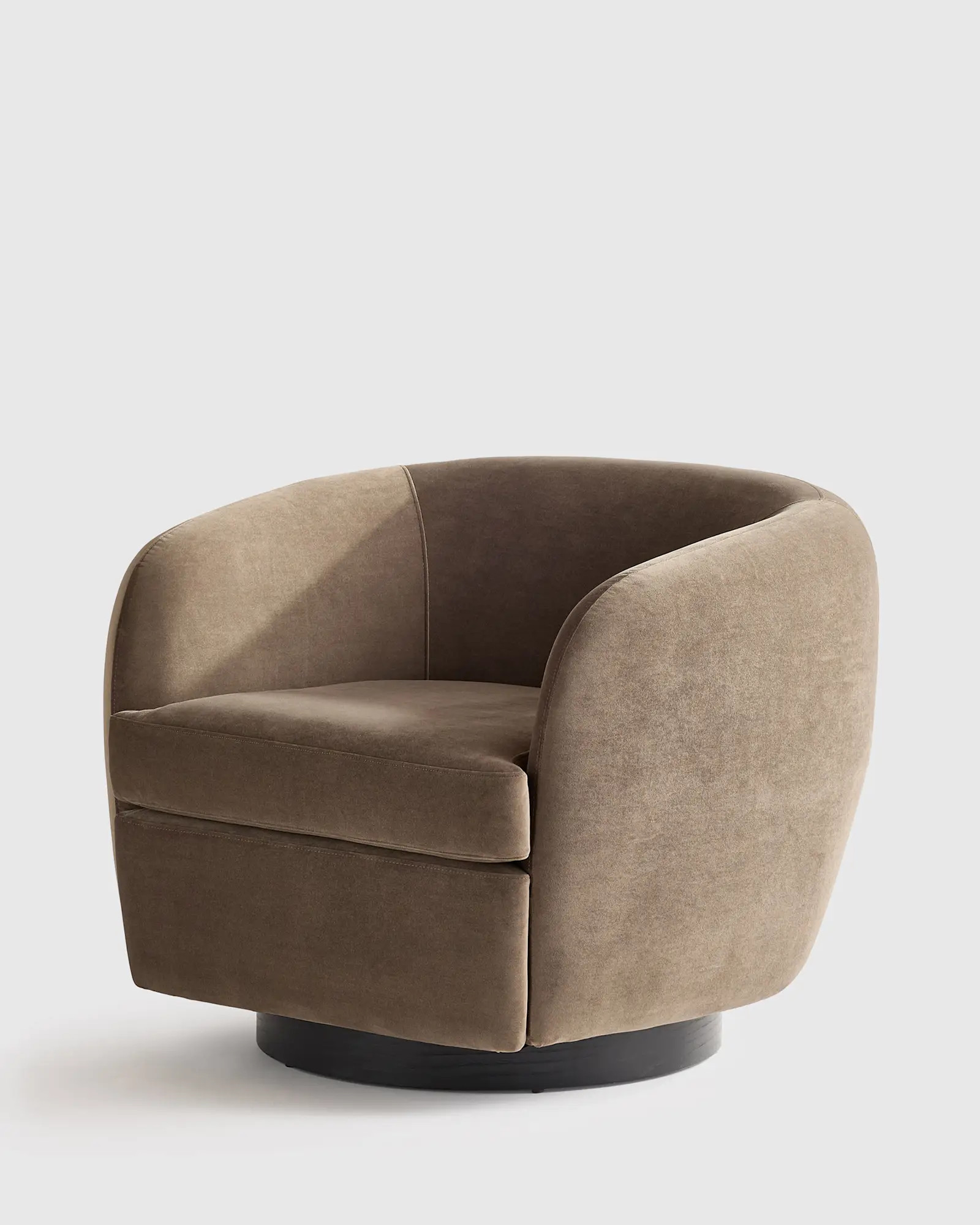 Performance Velvet Swivel Chair | Quince