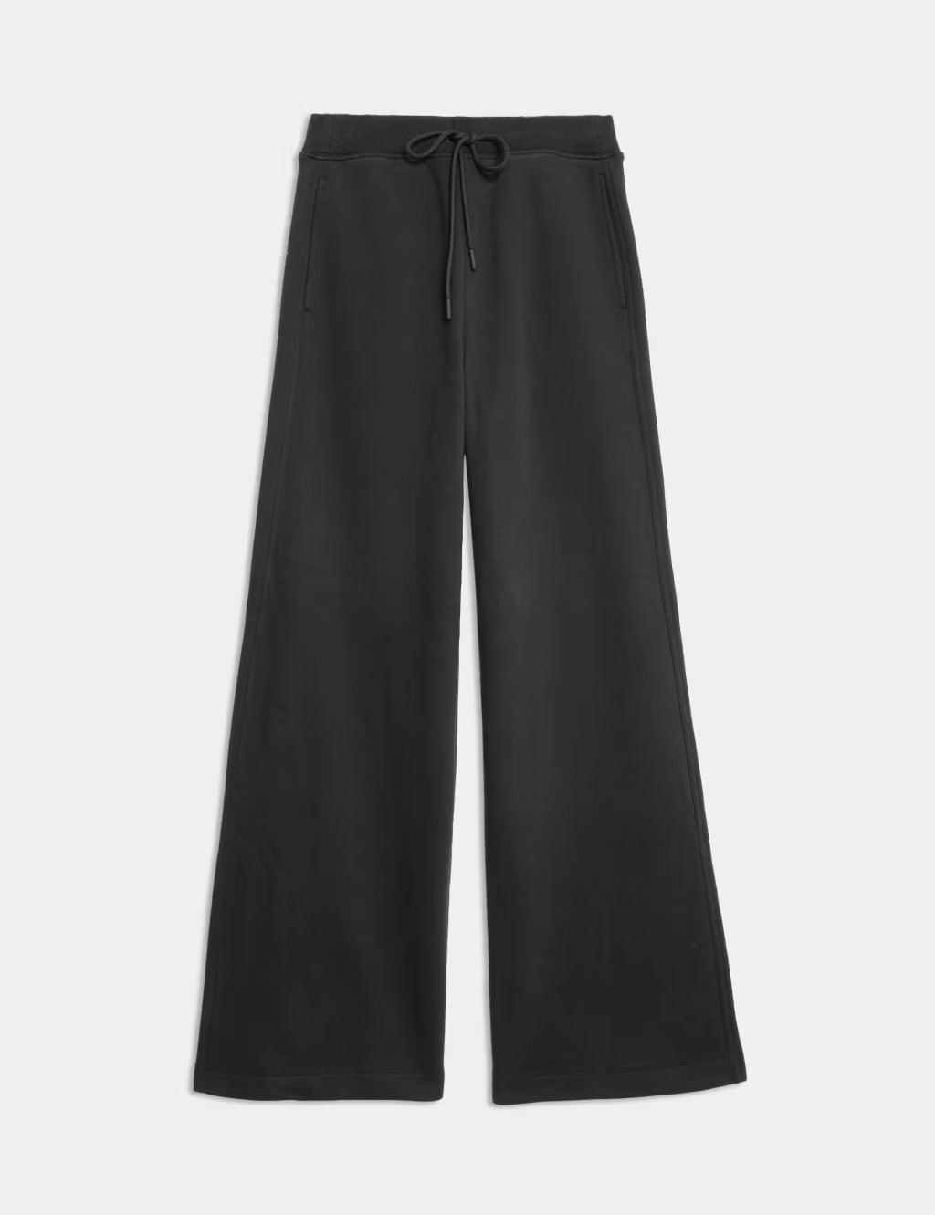 Cotton Rich Brushed Wide Leg Joggers | Marks & Spencer (UK)