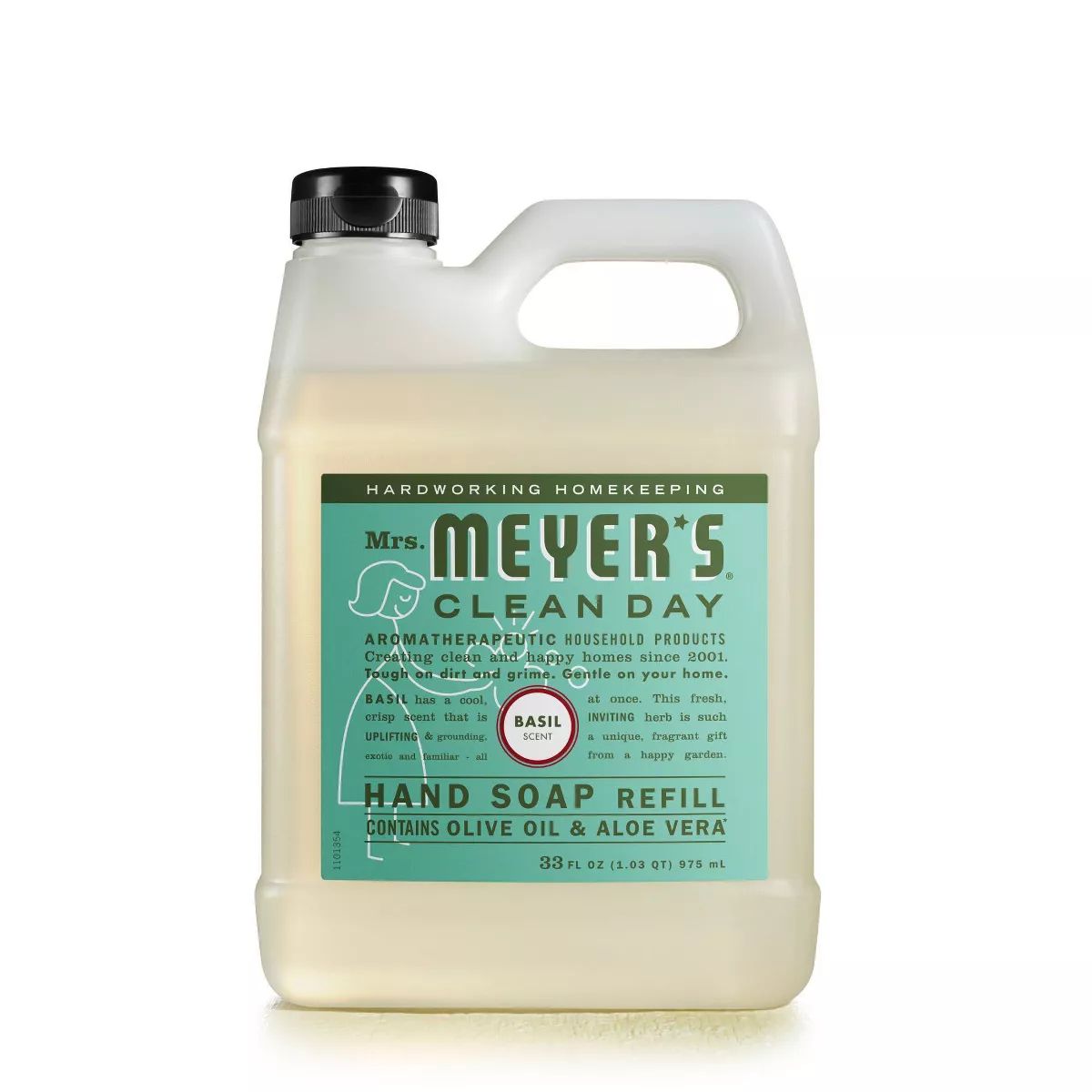 Mrs. Meyer's Clean Day Basil Scented Liquid Hand Soap Refill - 33 fl oz | Target