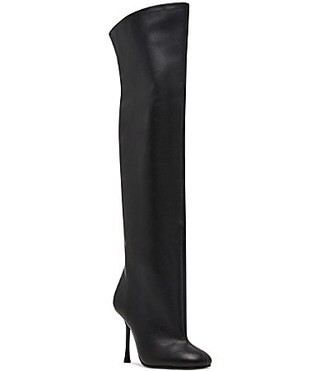 Steve Madden Alluring Leather Over The Knee Boots - 5.5 | Dillard's