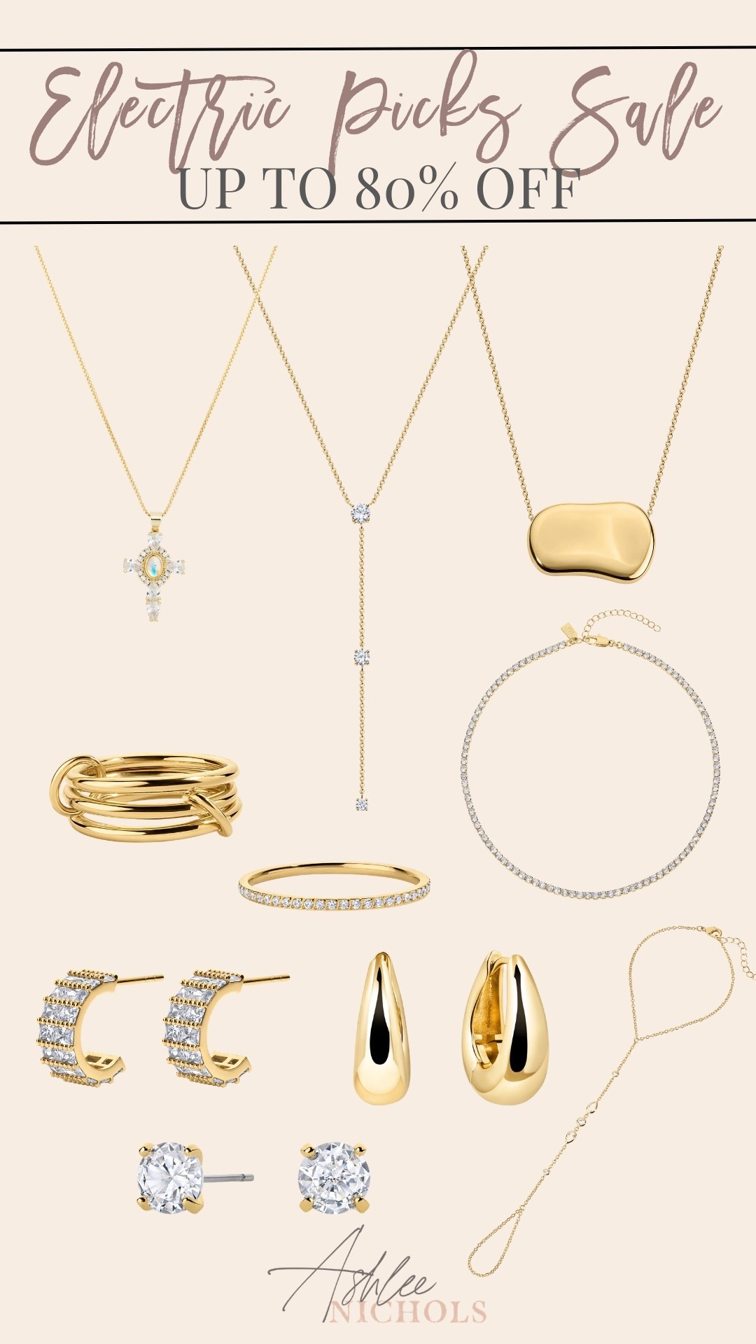 Up to 80% off Electric Picks sale!

Gold necklace, hand chain,gold jewelry 

#LTKSaleAlert #LTKootd