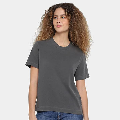 Camiseta Hering Básica Manga Curta Feminina - Feminino | Netshoes (BR)