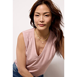 Mika Smocked Tank | Evereve