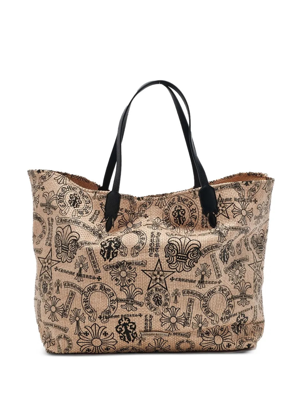 Chrome Hearts stencil-monogram cross tote bag - Neutrals | Farfetch Global