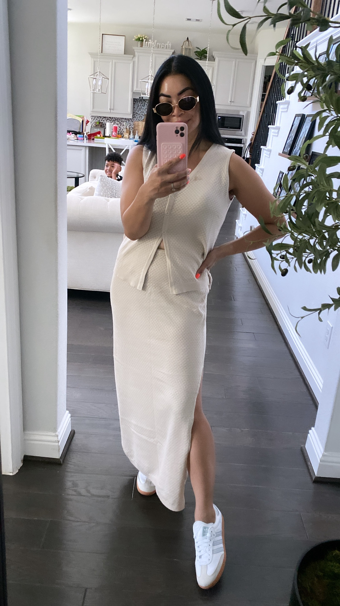 Two piece skirt set is from Amazon 

Wearing the small 

#LTKOver40 #LTKFindsUnder50