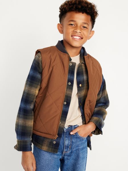 Quilted Utility Vest for Boys | Old Navy (US)