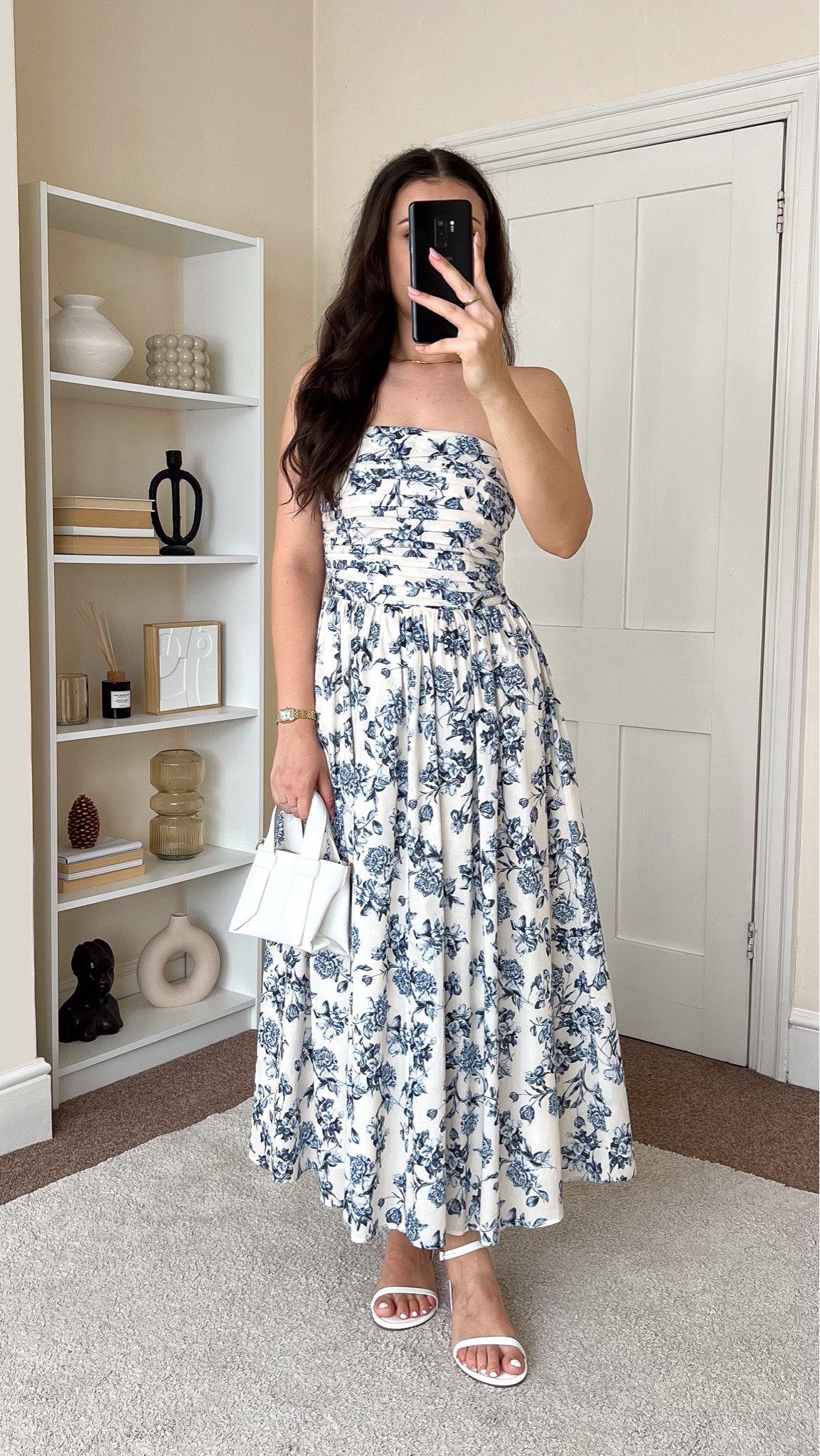 Casual chic summer outfit. Dress is H&M, wearing size UK8. Sandals are French Connection. Bag is old Mango.

#LTKeurope #LTKuk #LTKsummer