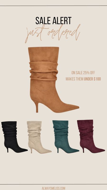 Just ordered the cutest boots!!! They run true to size. And are on sale under $100 today! Perfect fall suede booties and great for wider calf’s 

#LTKsalealert #LTKshoecrush #LTKunder100