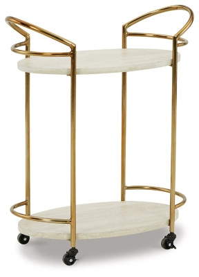 Tarica Bar Cart with Casters | Ashley Homestore