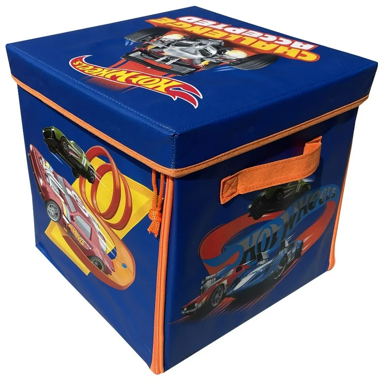 ZipBin Hot Wheels 300 Car Storage Cube & Playmat | Walmart (US)