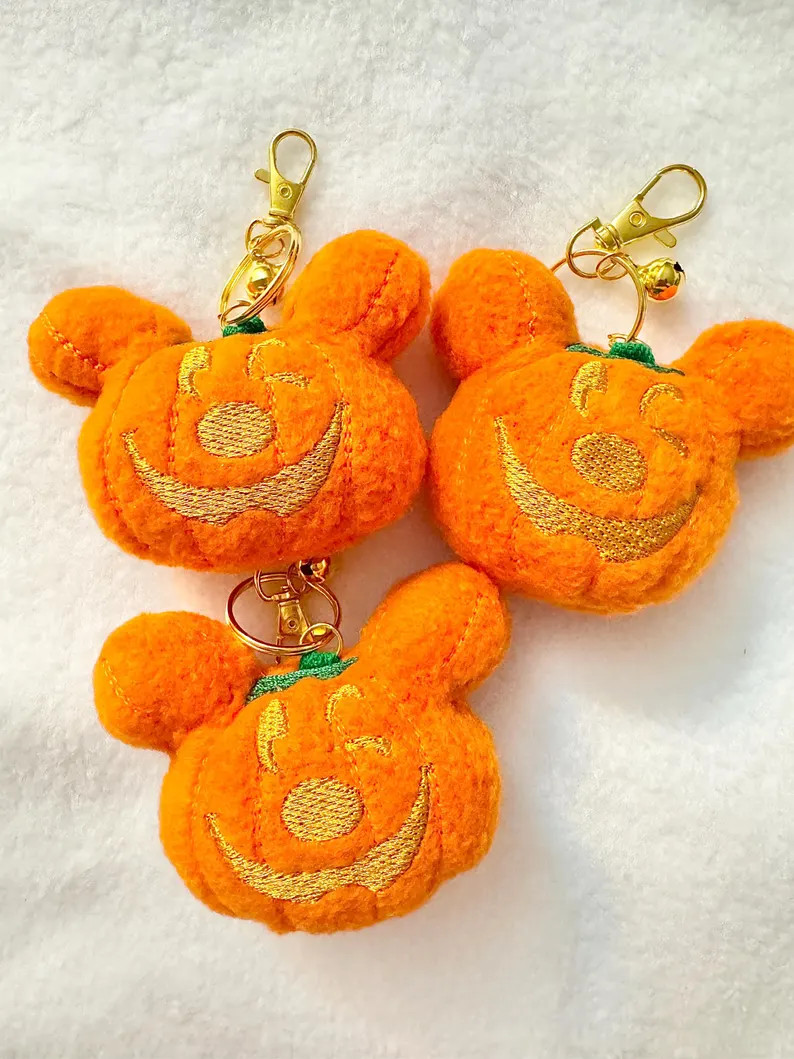 Pumpkin Mickey/ Blinky/ Mickey/ Mickey Mouse Pumpkin/ Bag Charm/ Keychain - Etsy | Etsy (Global)