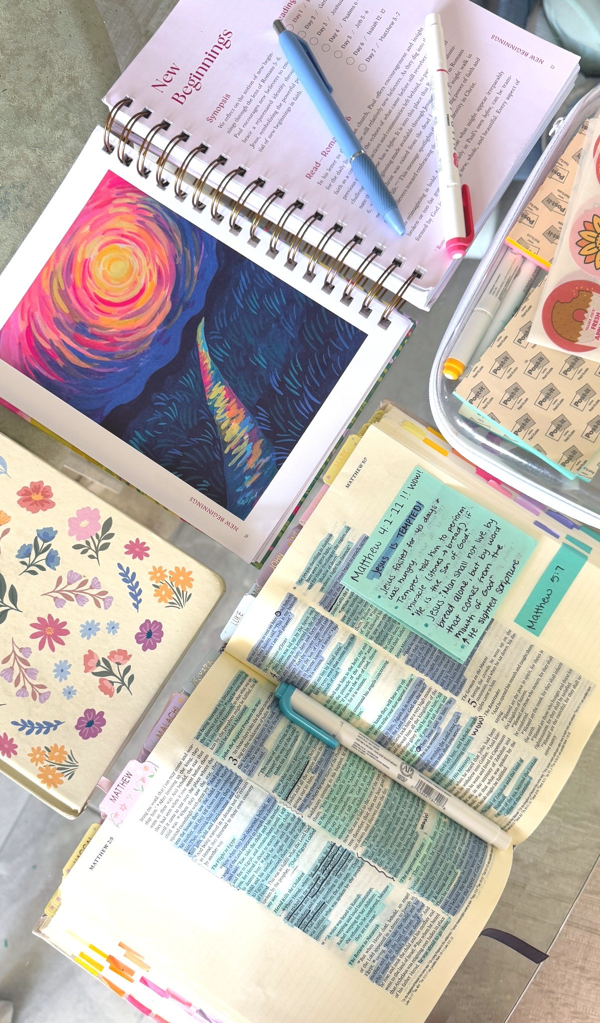 BIBLE STUDY THIS MORNING! 😌🌟⛅️📖 if you’re looking for bible journaling supplies, i have all my favorites linked! great for book annotations too! 🌸🩷

#LTKFindsUnder50 #LTKU #LTKFamily