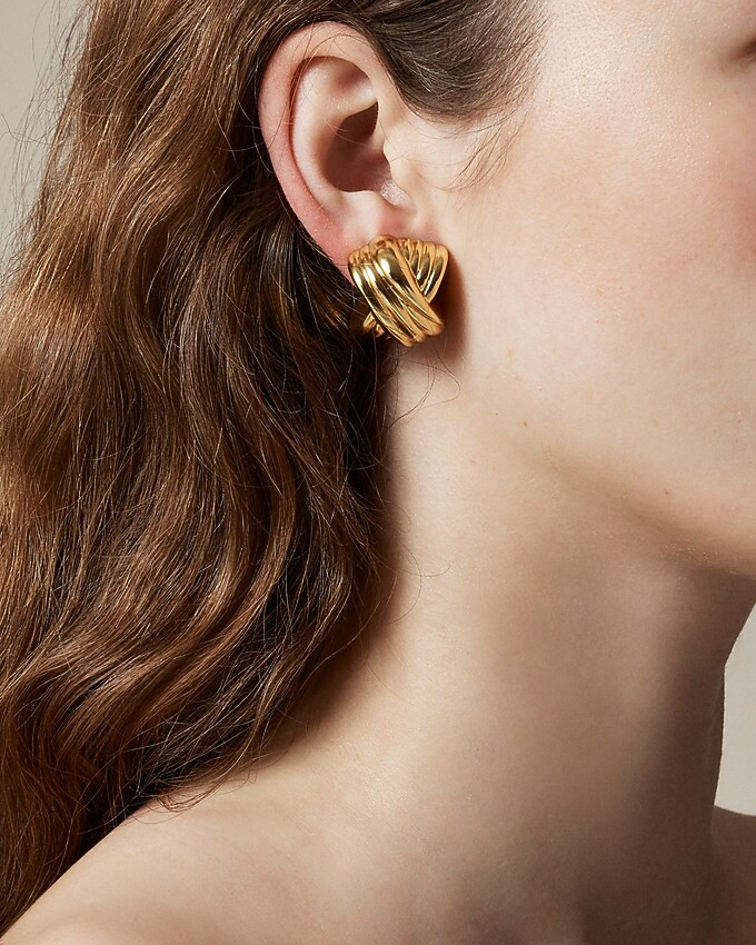 Crisscross stud earrings | J. Crew US