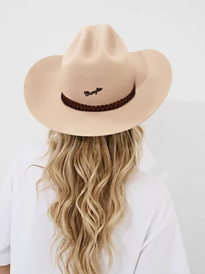 Women's Suede Braid Band Cowboy Hat | Wrangler