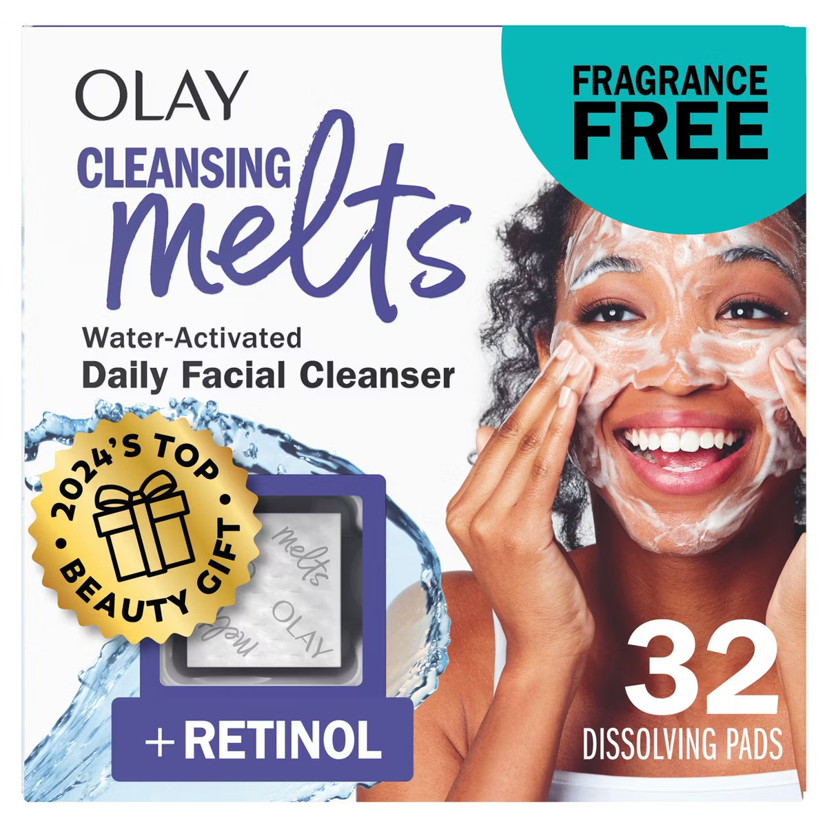 Olay Face Cleansing Melts with Retinol - 32ct | Target
