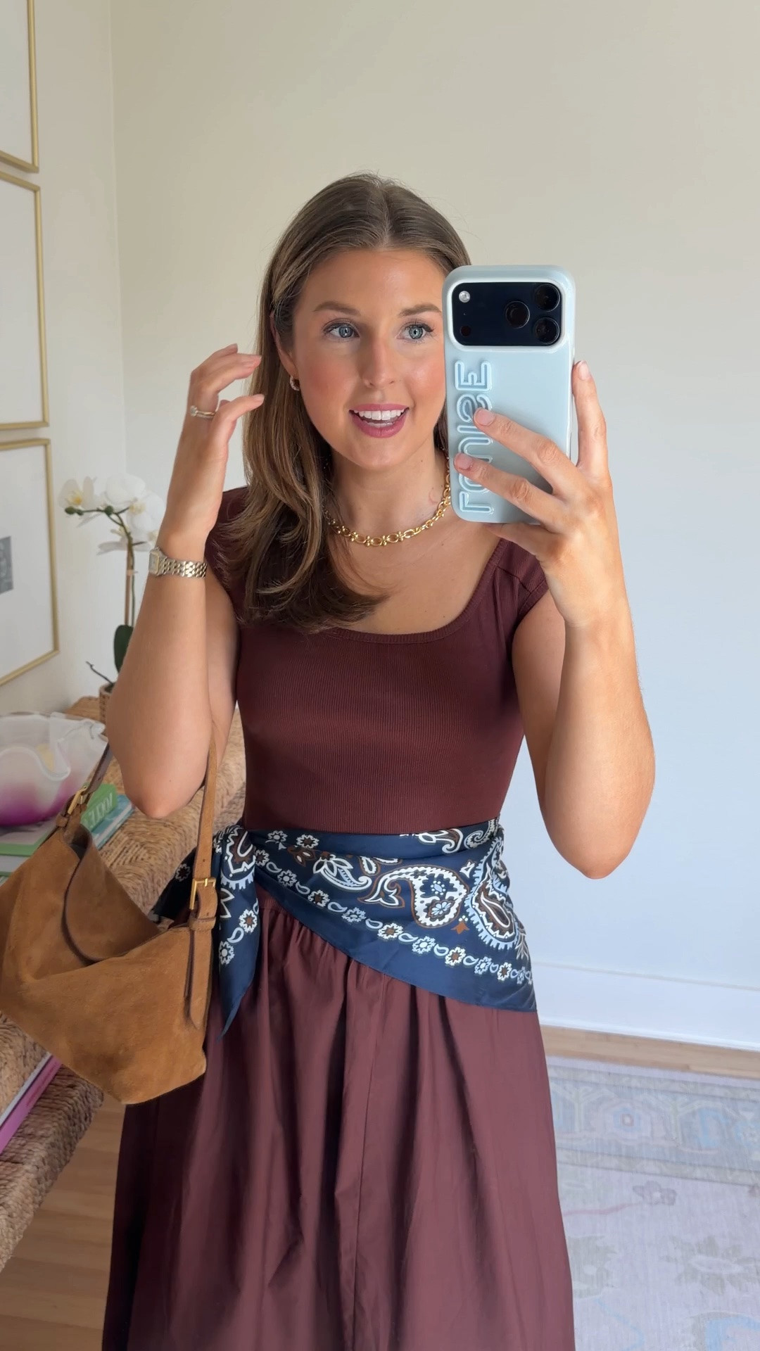 Casual dress for fall! Wearing a S