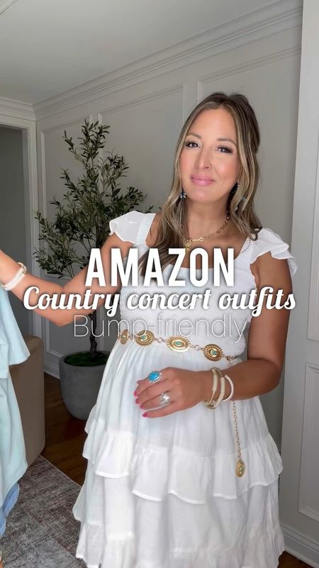 Amazon country concert outfits!! All non-maternity but bump-friendly looks! 

#LTKVideo #LTKFestival #LTKSeasonal