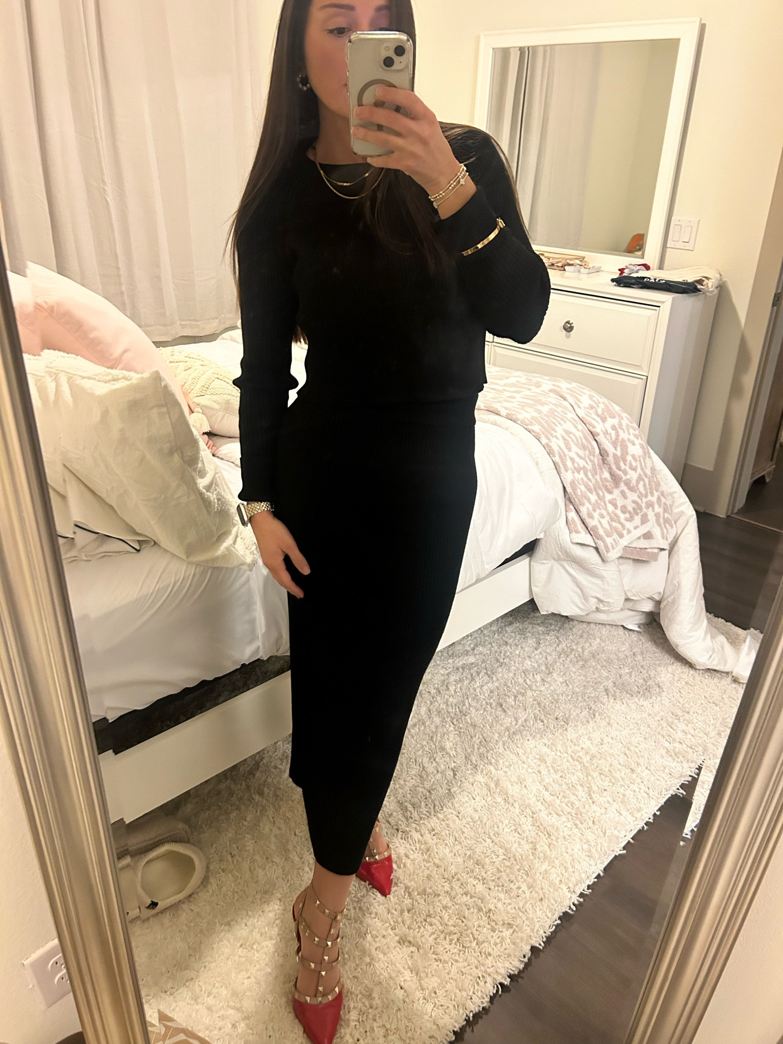 Love a pop of color as a statement piece with an outfit. I have this set in two colors because it is so comfortable and can be dressed up or down! 

#LTKFindsUnder100 #LTKStyleTip #LTKShoeCrush