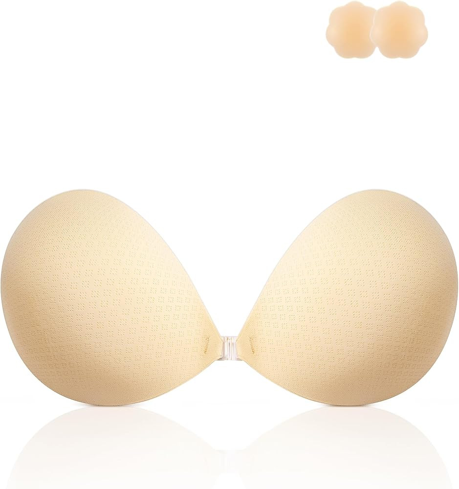 Niidor Sticky Bra Strapless Bra Push up Invisible Breathable Self Adhesive Bra for Backless Dress... | Amazon (US)